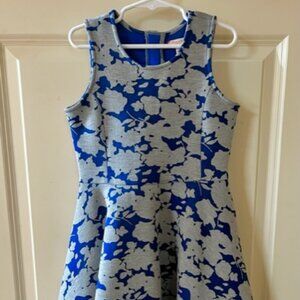 RUBY & BLOOM: YOUTH GIRLS BLUE & GRAY OCCASION DRESS-SIZE 7